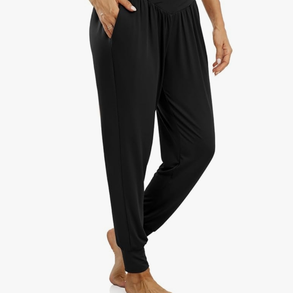 TARSE Women's Comfy Yoga Joggers Pants Loose Workout Sweatpants